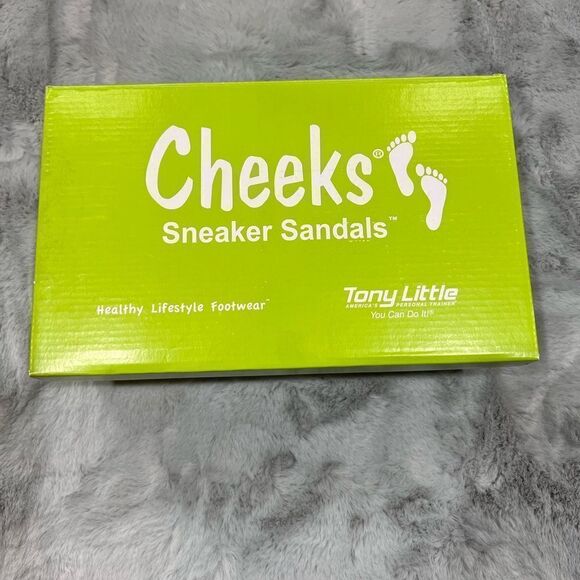 NWT Tony Little Cheeks Sneaker Sandals Olive Velcro Closure Size 8.5W - Picture 8 of 8